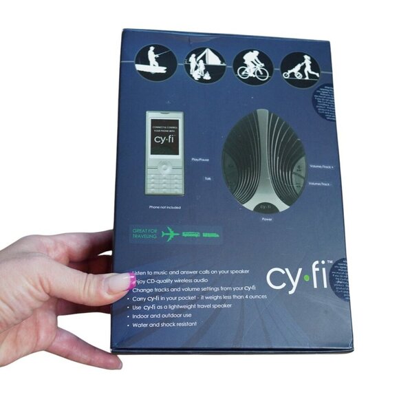 NIB Cy-Fi‎ Wireless Sports Speaker Bluetooth iPhone/Touch Cycling Speaker - Picture 7 of 10